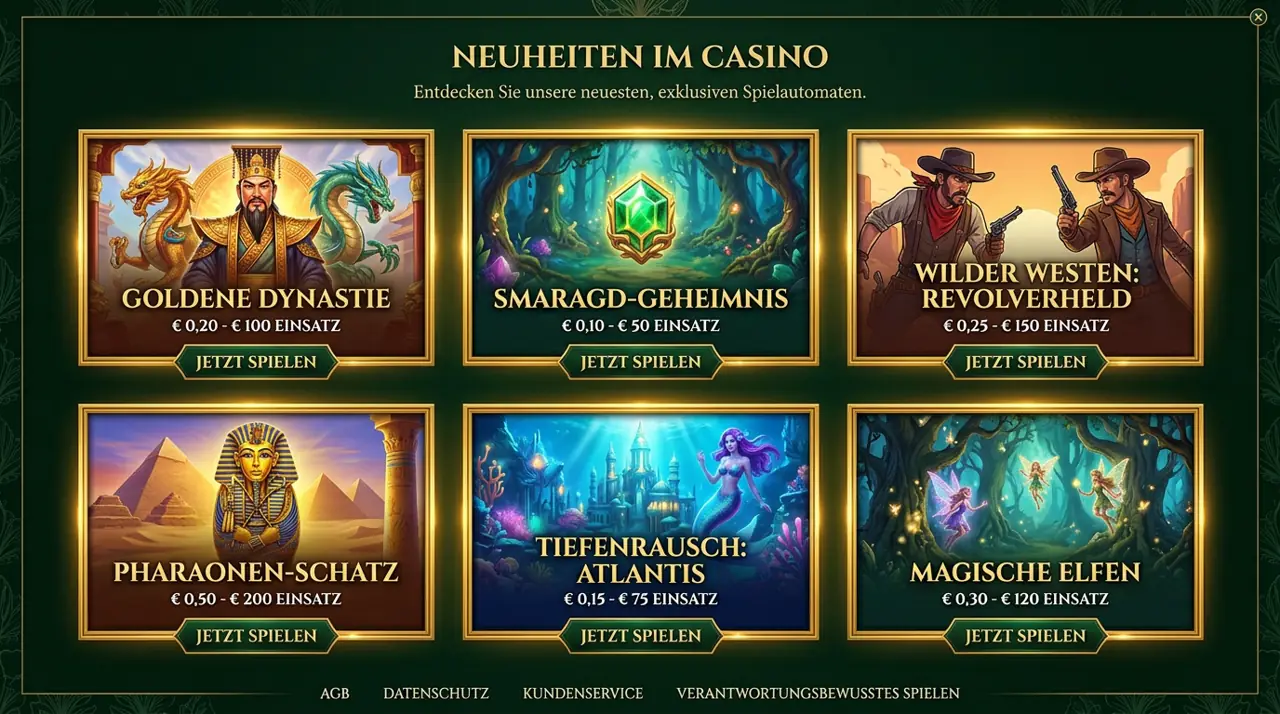 Neue Spiele im Staxino